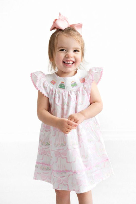 Birthday Girl Smocked Dress