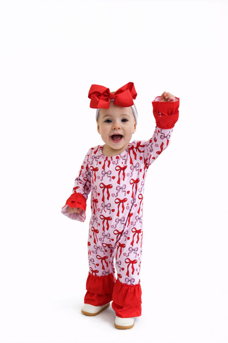 Love Knots Baby Romper