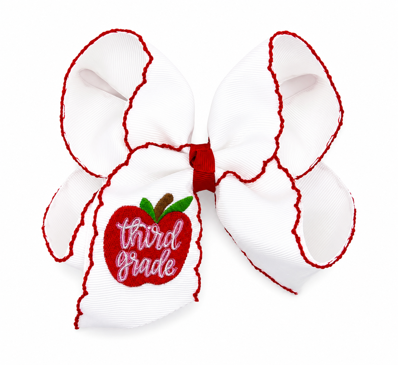 6" Grade Level Moonstitch Bows