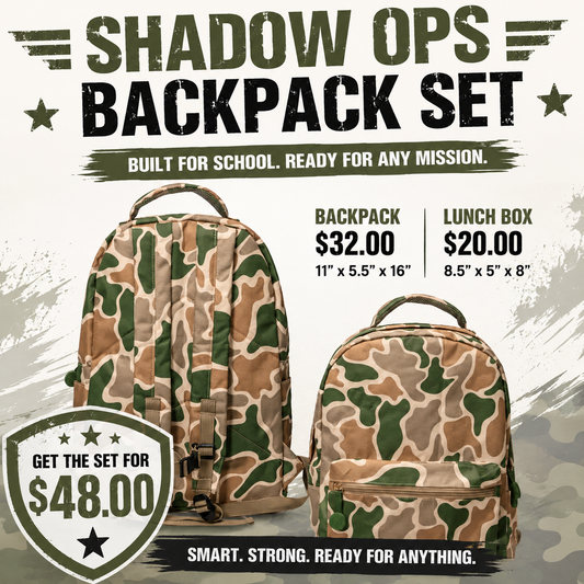 Shadow Ops Backpack Set