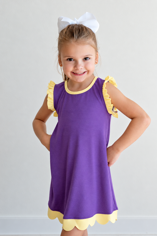 Purple/Gold Spirit Dress