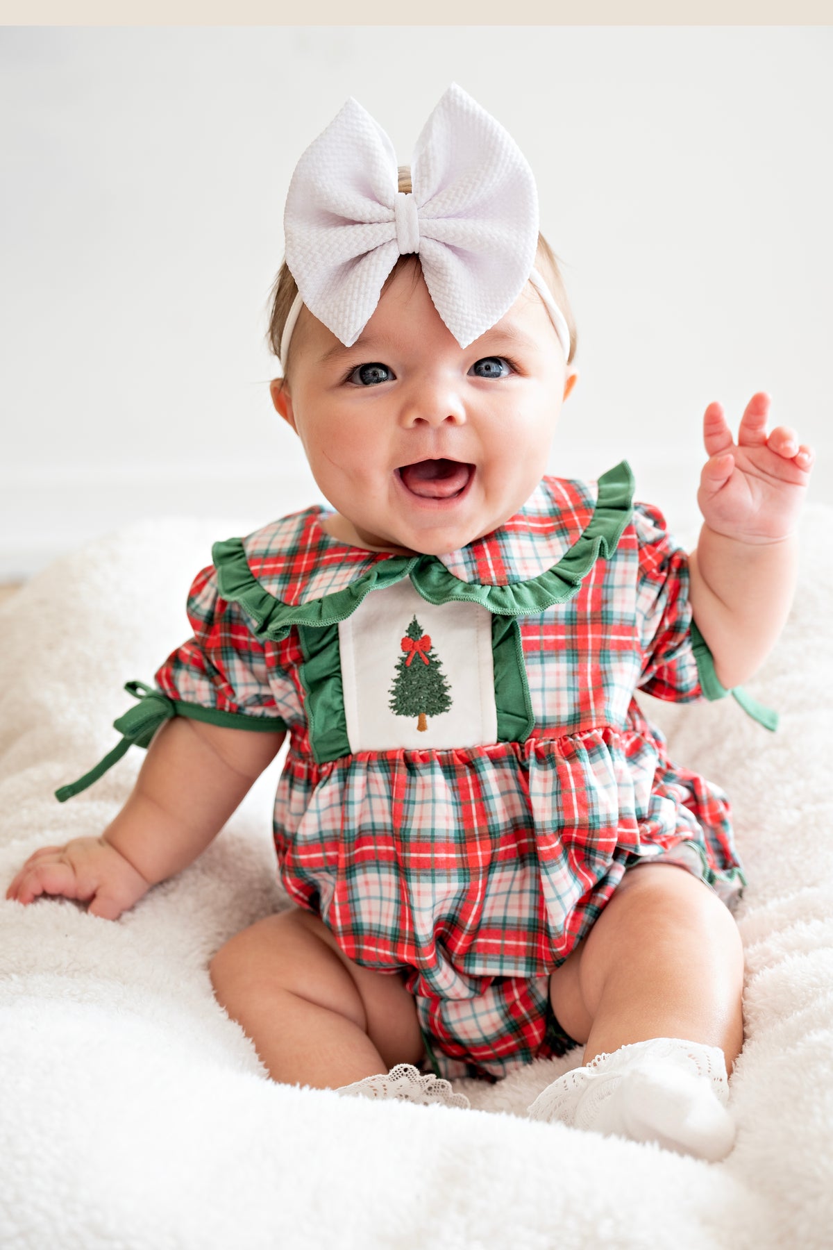 Evergreen Girl Romper