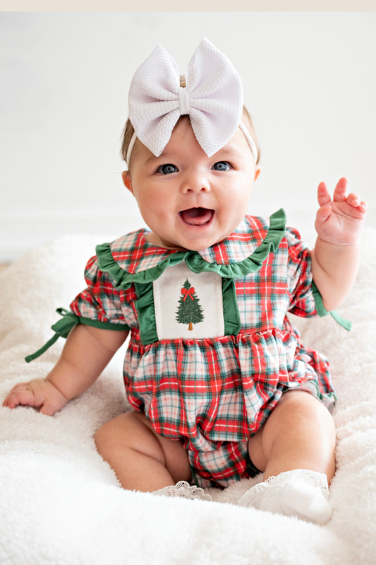 Evergreen Girl Romper