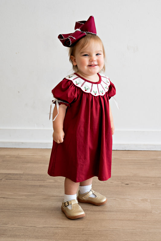 Christmas Holly Petals Dress