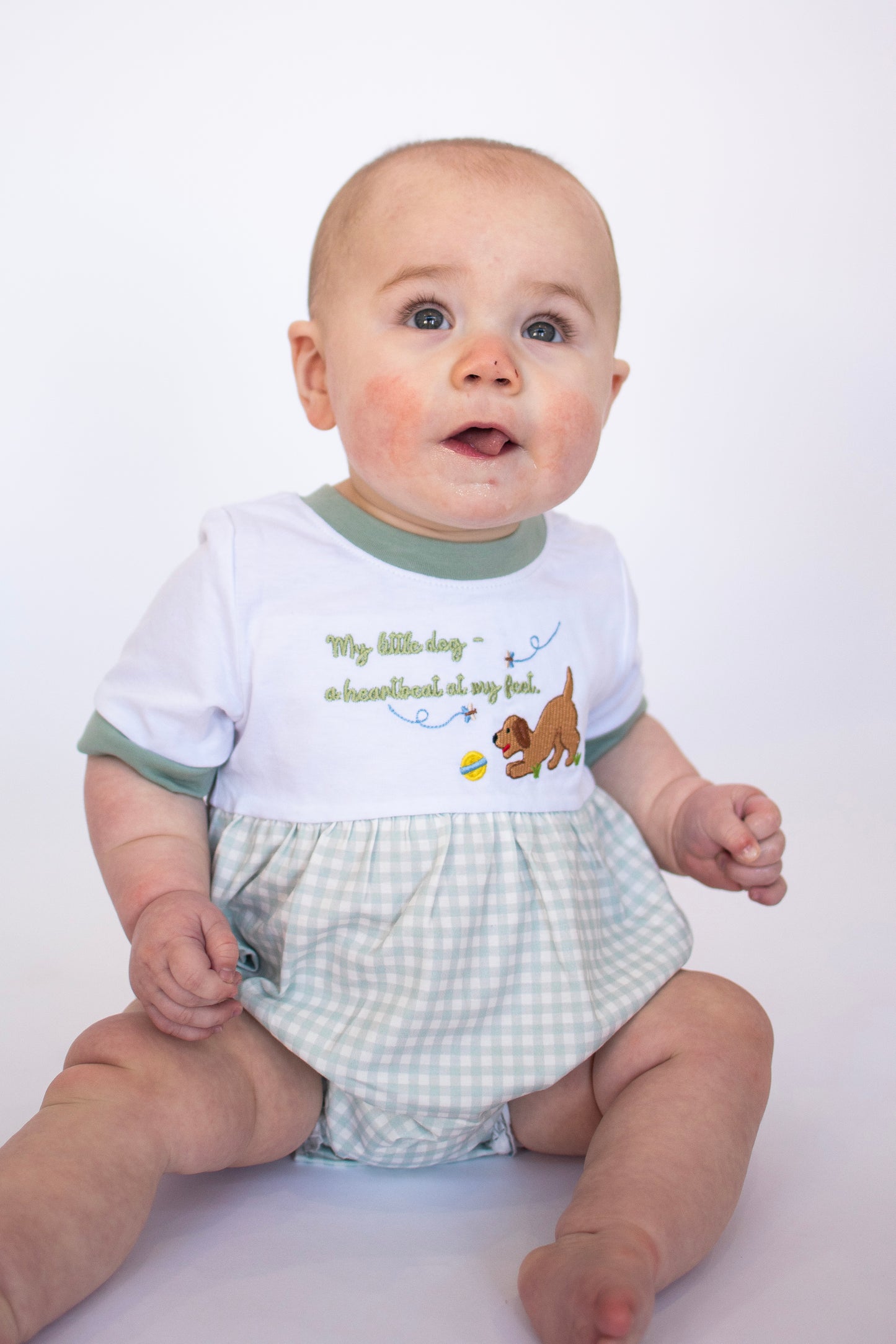 My Little Dog Boy Romper