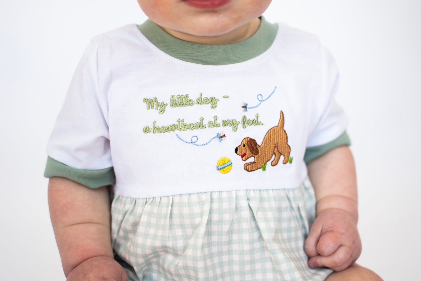 My Little Dog Boy Romper