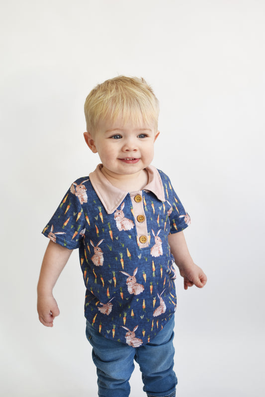 Carrot Thumper Boy Collar Shirt