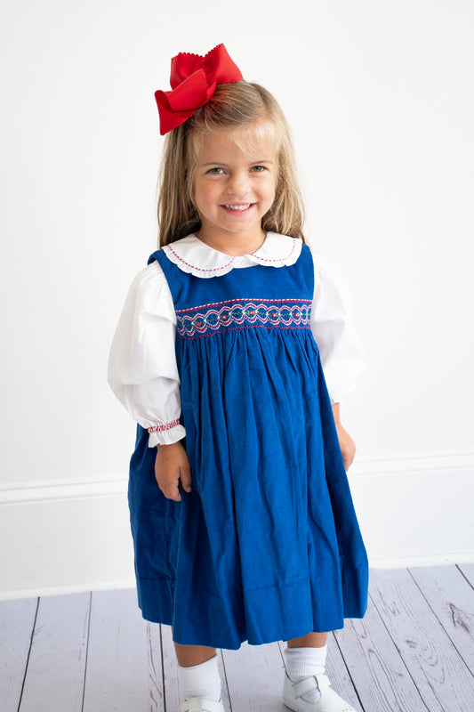 Smocked Jumper Dress