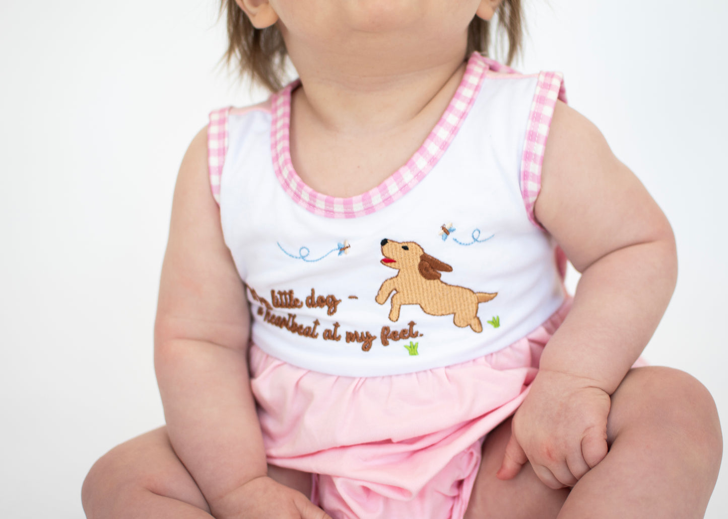 My Little Dog Girl Romper