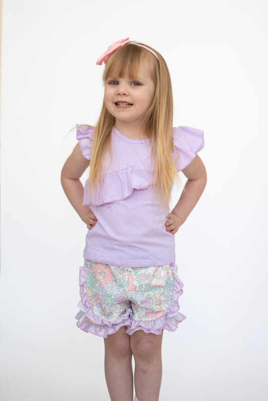Ruffle Breeze Short Set