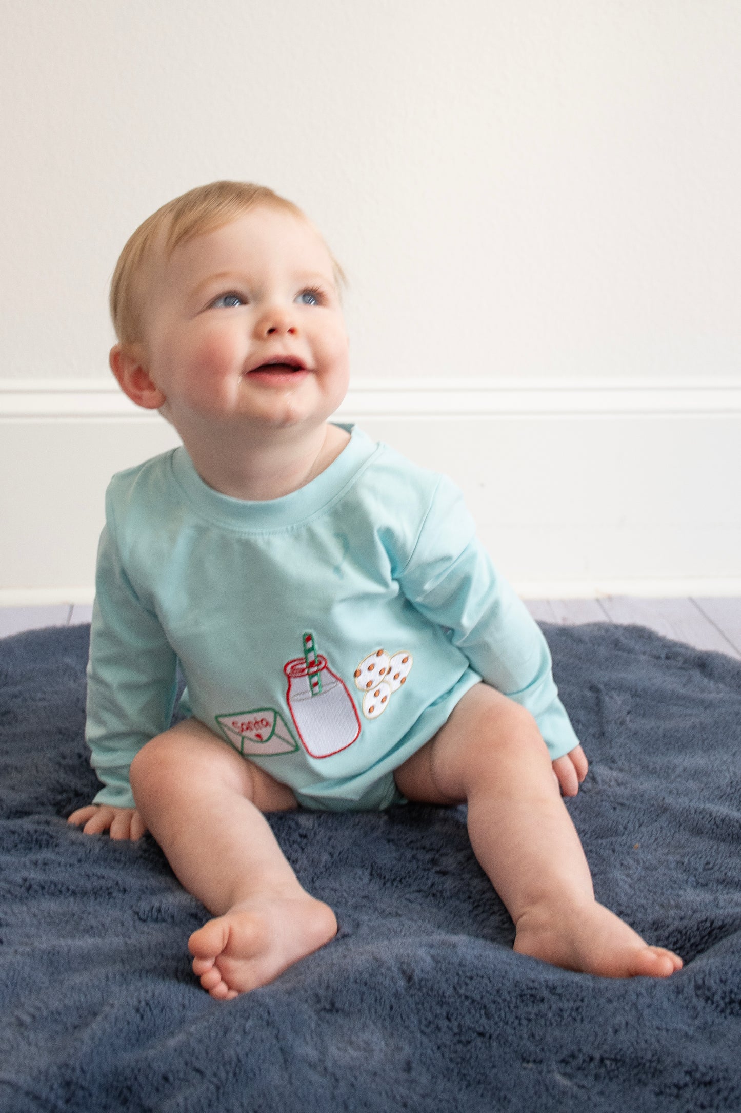 Dear Santa Blue Bubble