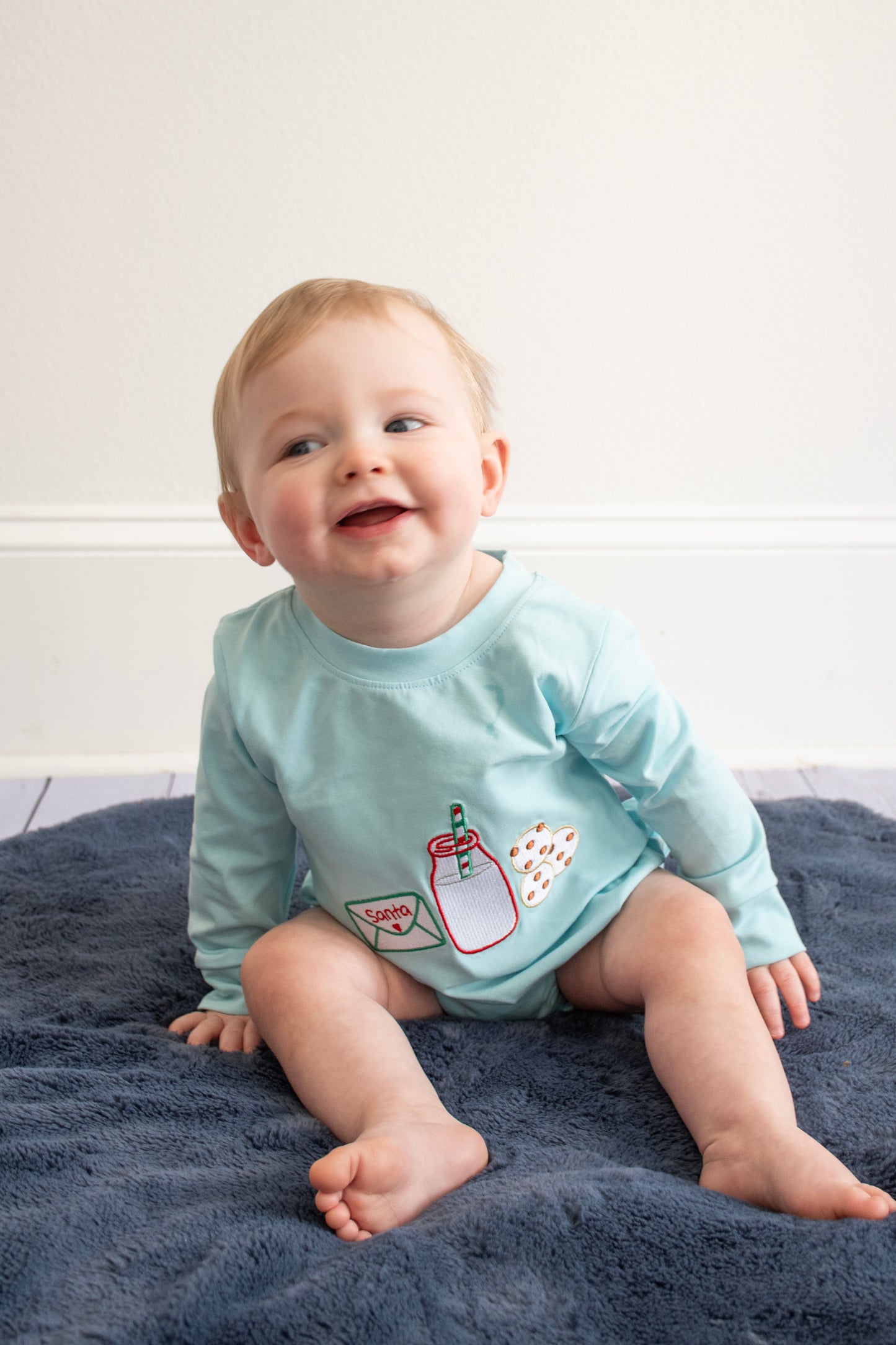 Dear Santa Blue Bubble