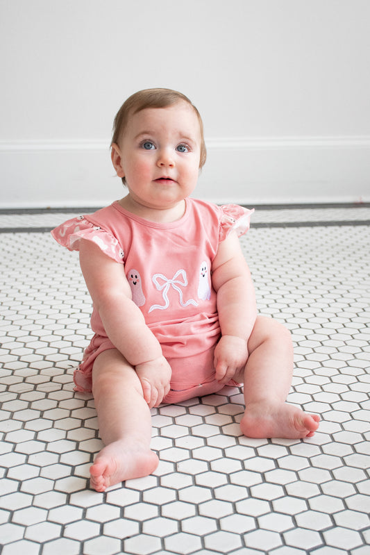 Boo-tiful Bows Ghost Romper