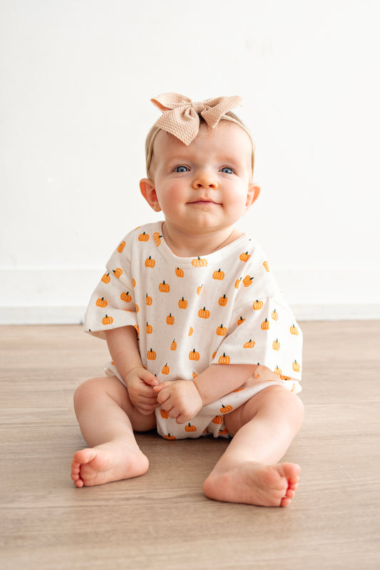 Pumpkin / Organic Pointelle T-Shirt Bubble (unisex)