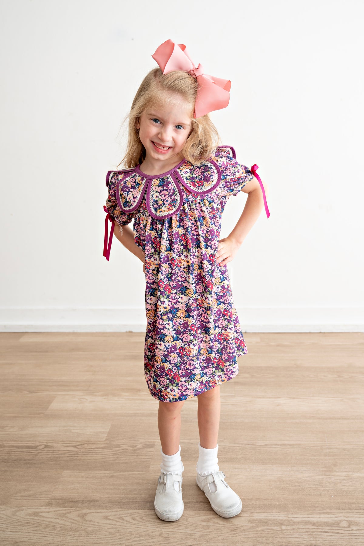 Penelope Purple Petals Dress
