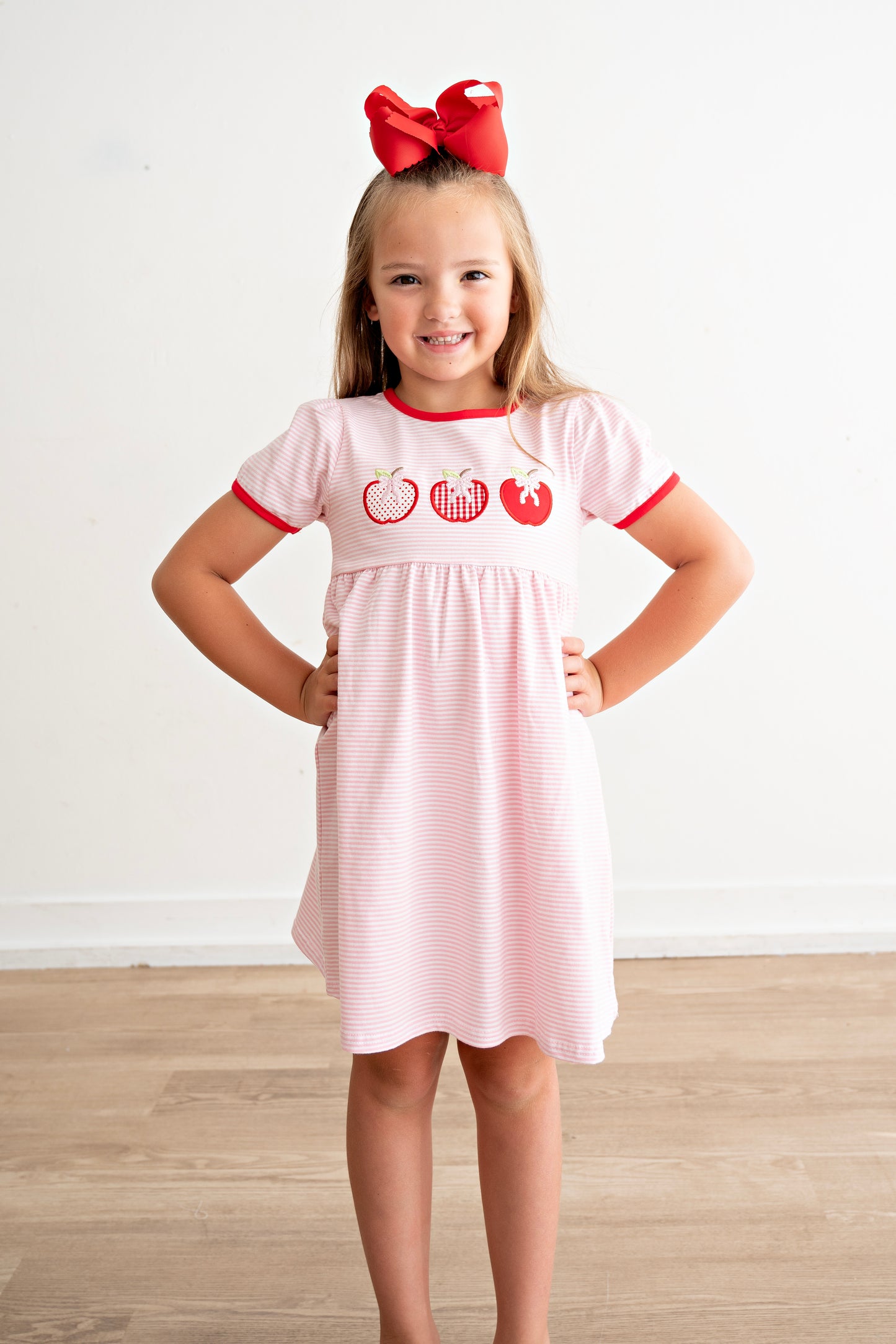 Pink Apple School Dress