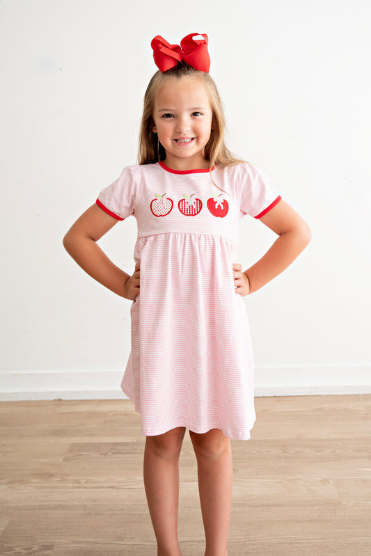 Pink Apple School Dress