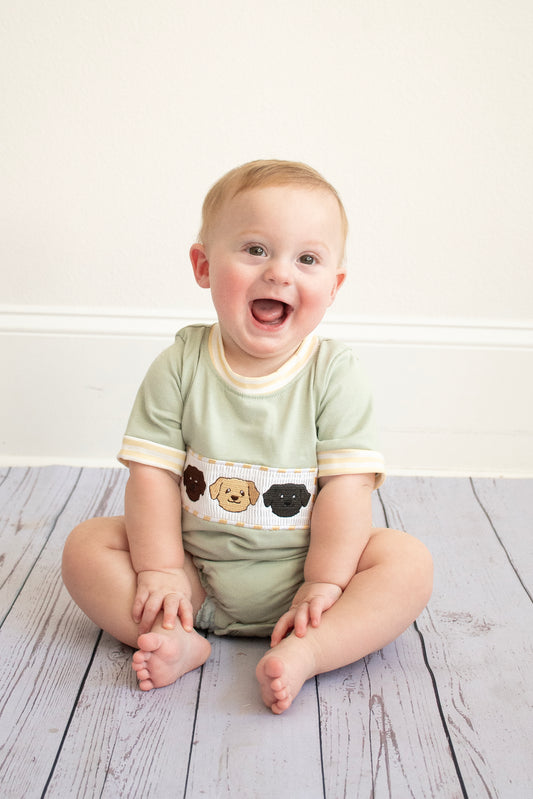 Puppy Dog Days Romper