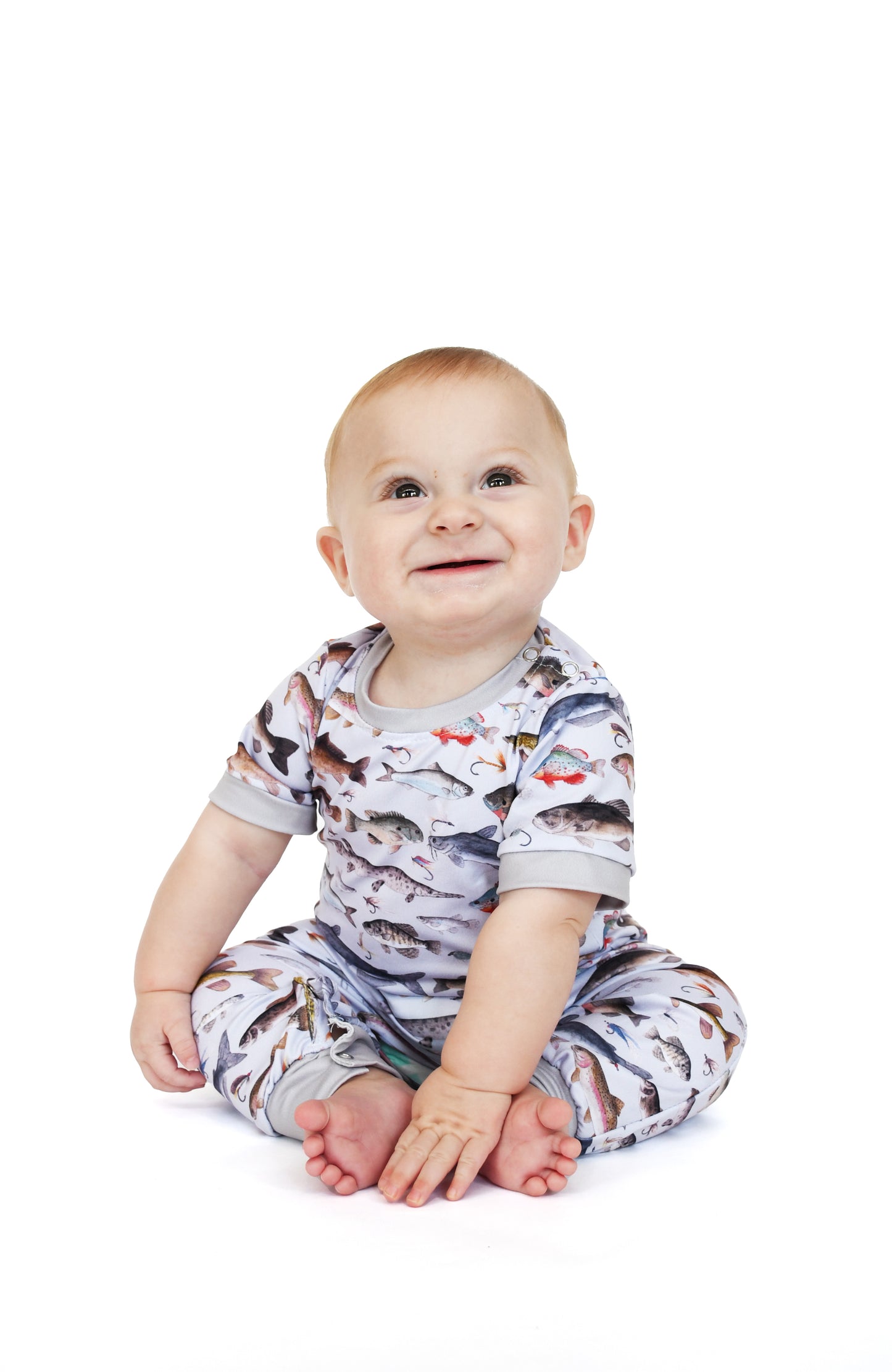 Hooked On Cute Boy Romper