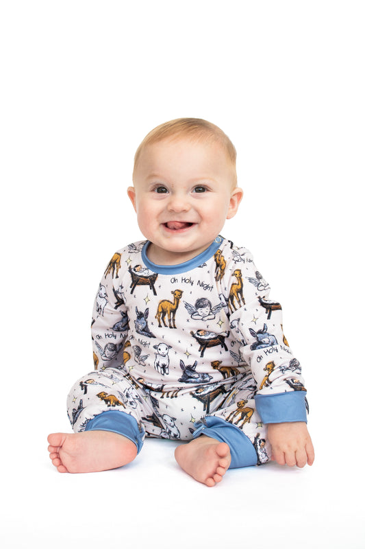 Holy Night Boy Romper