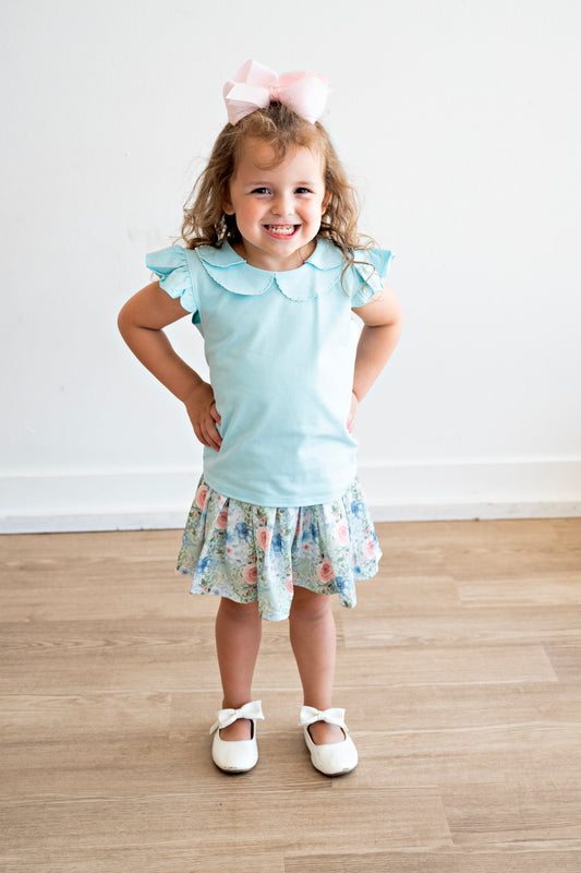 Harlowe Floral Skort Set