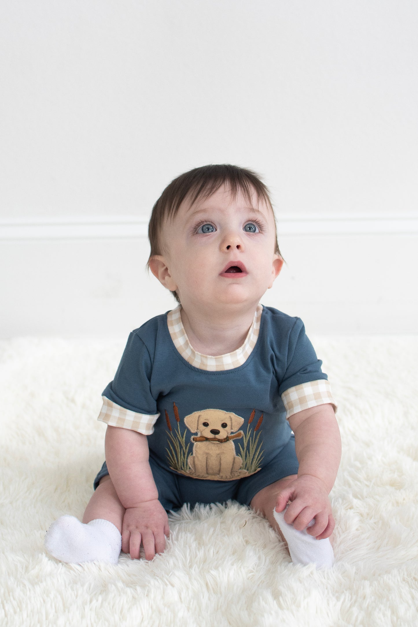 Daddy's Boy Puppy Romper