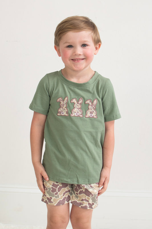 Camo Bunnies Boy Set