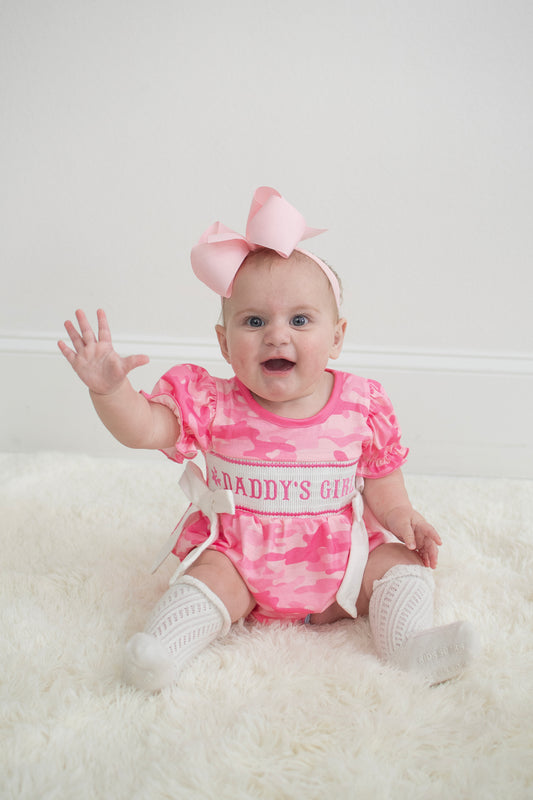 Camouflage "Daddy's Girl" Romper