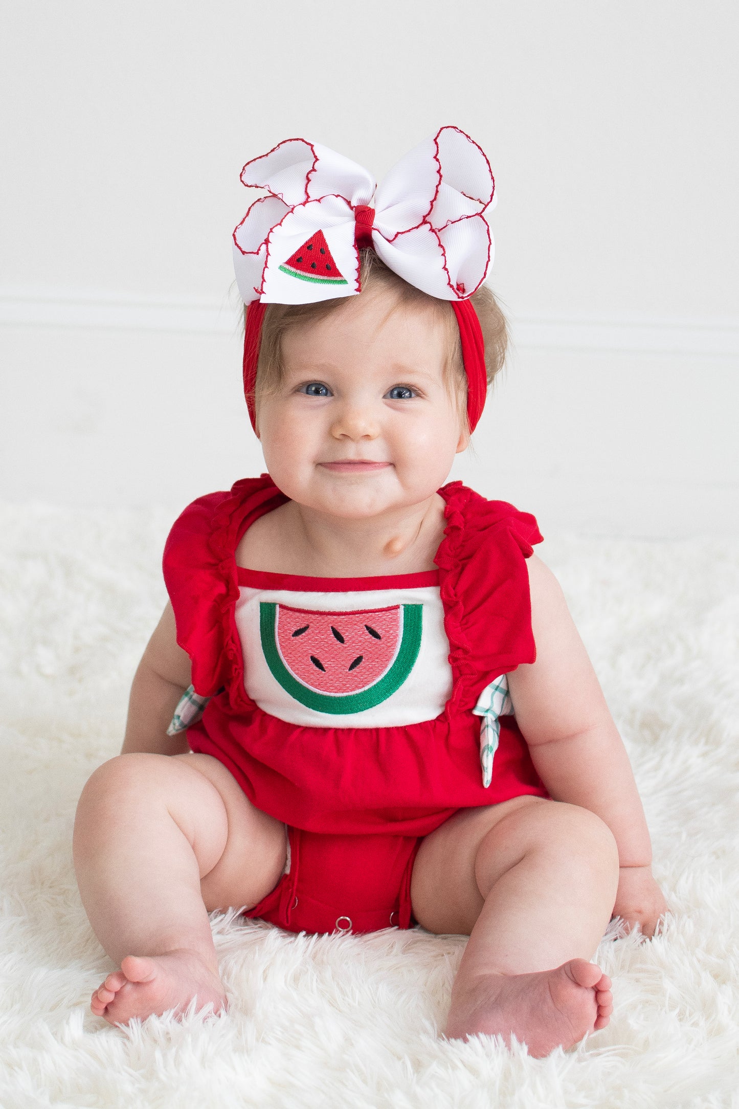 Red Watermelon Romper