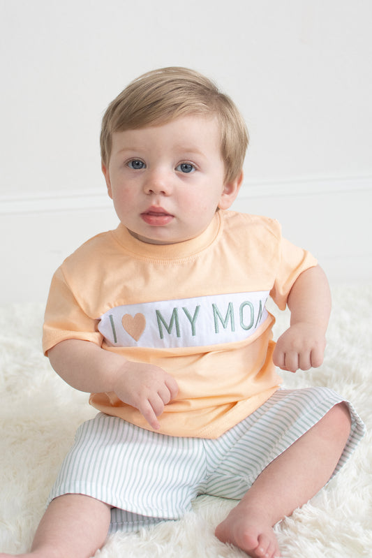 I Love Mom Boy Set