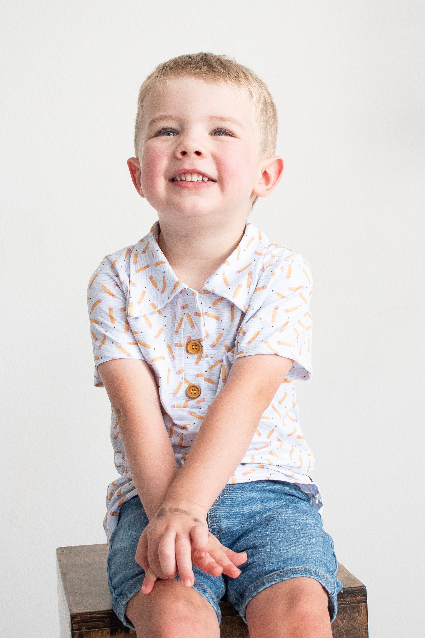 Pencils - Boy Collar Shirt