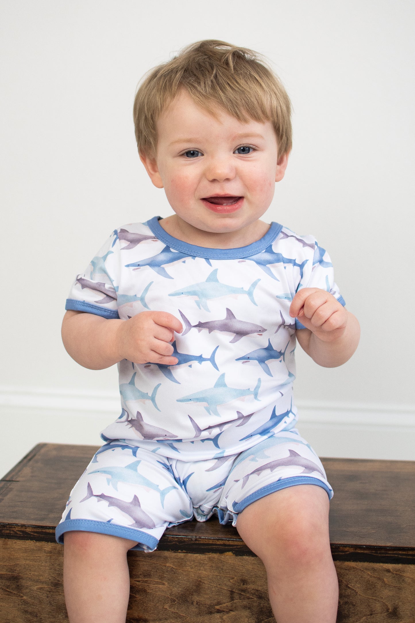 Shark Boy Romper