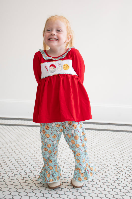 Santa's Milk & Cookies Girl Set