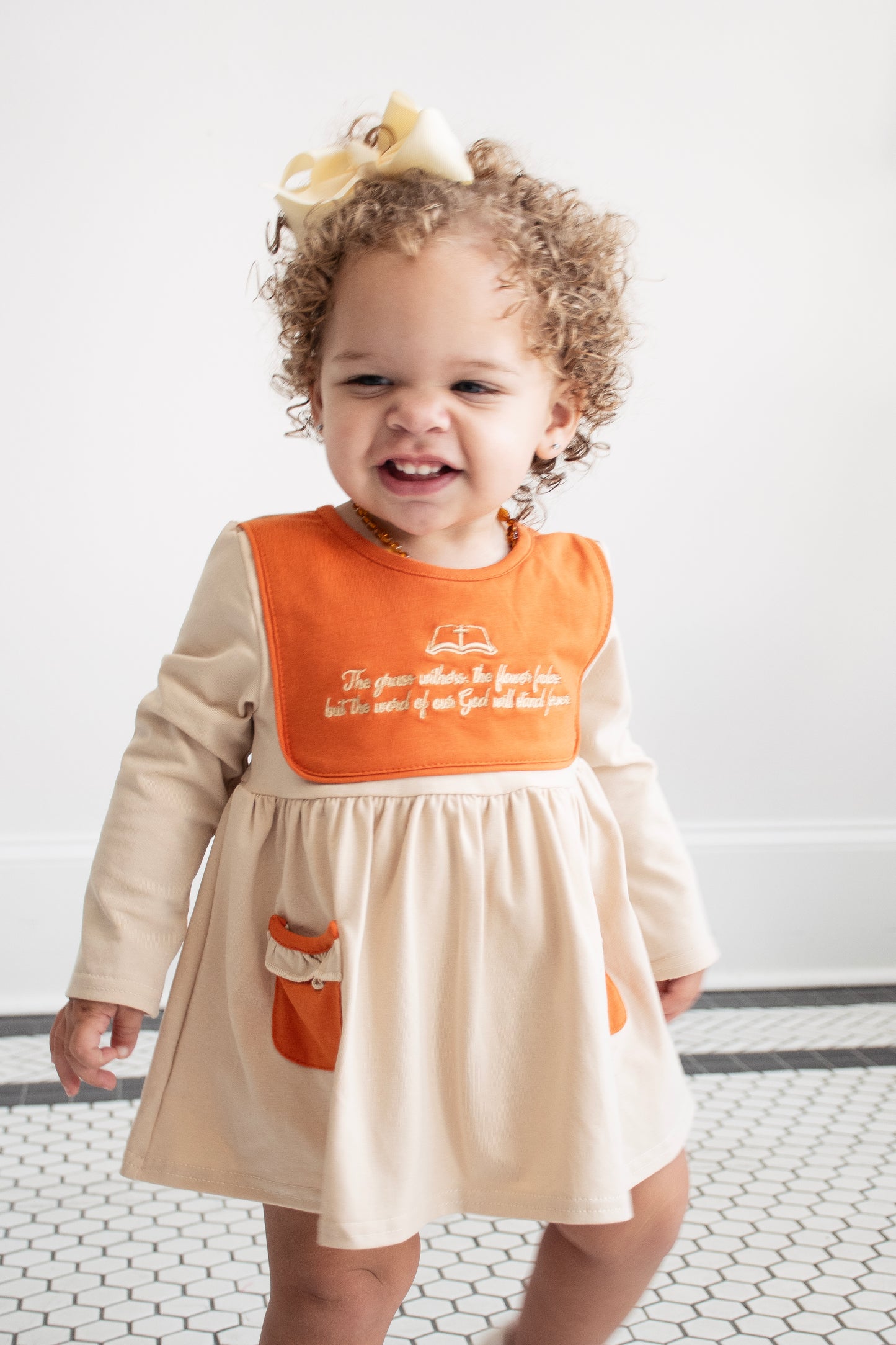 Rust Isaiah Embroidery Bloomer Set