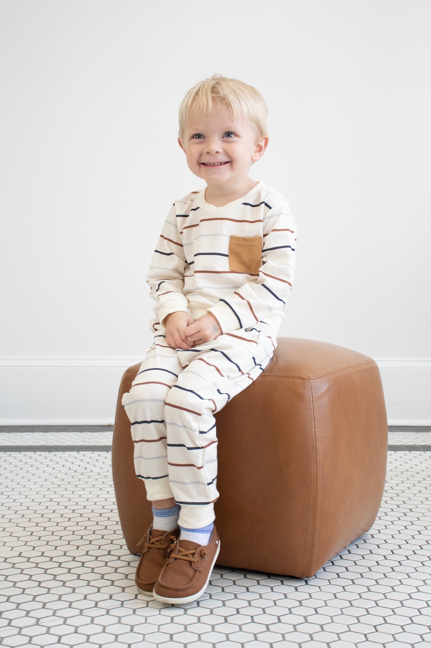 Pocketful of Stripes Jogger Set