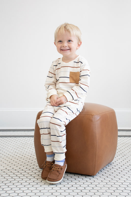 Pocketful of Stripes Jogger Set