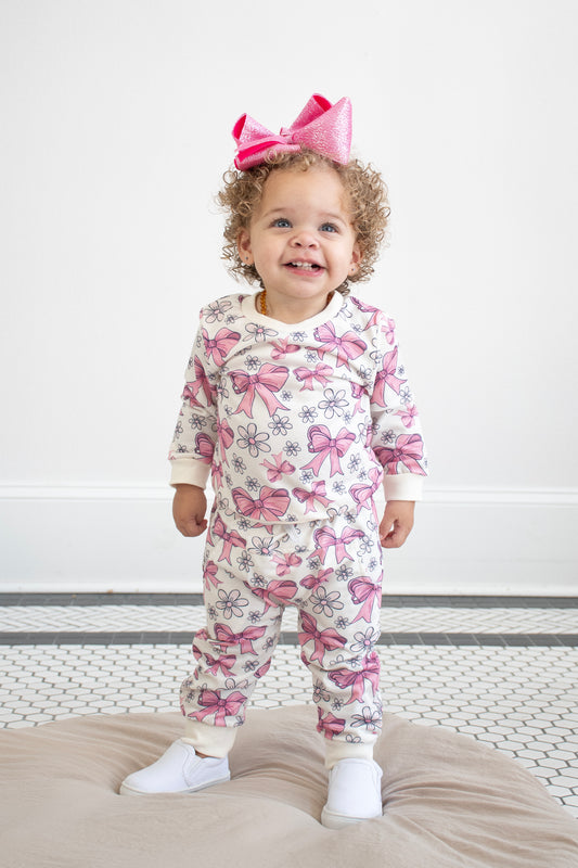 Daisy Bows Cozy Set