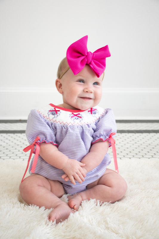 Bitty Boo Spider Smocked Bubble