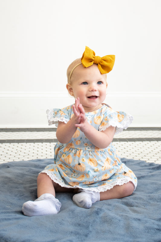Delicate Little Pumpkin Romper