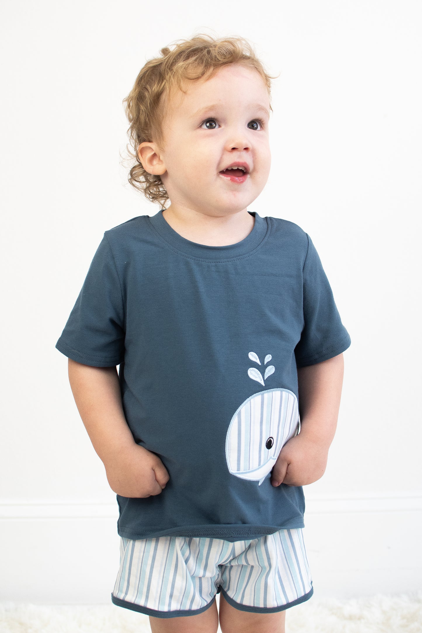 Blue Whale Short Set