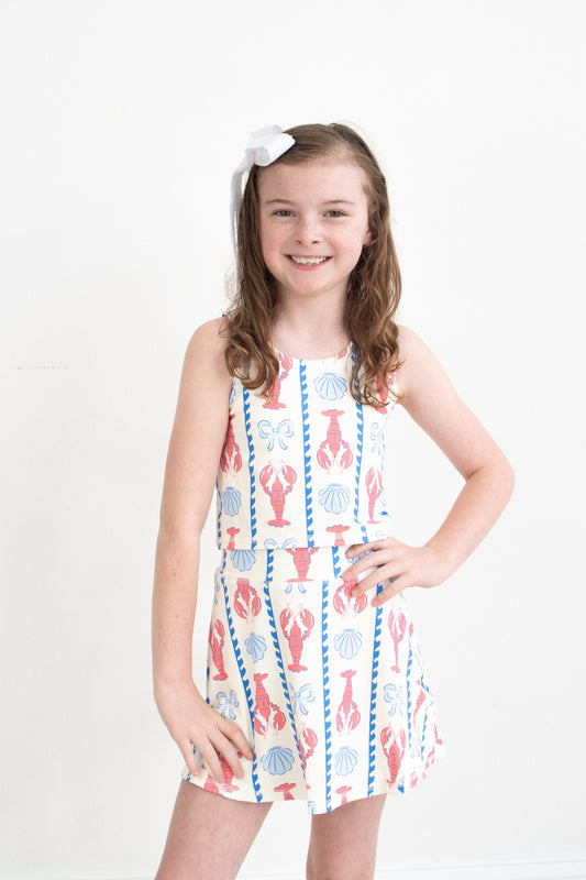 Coastal Cutie Athletic Skort Set