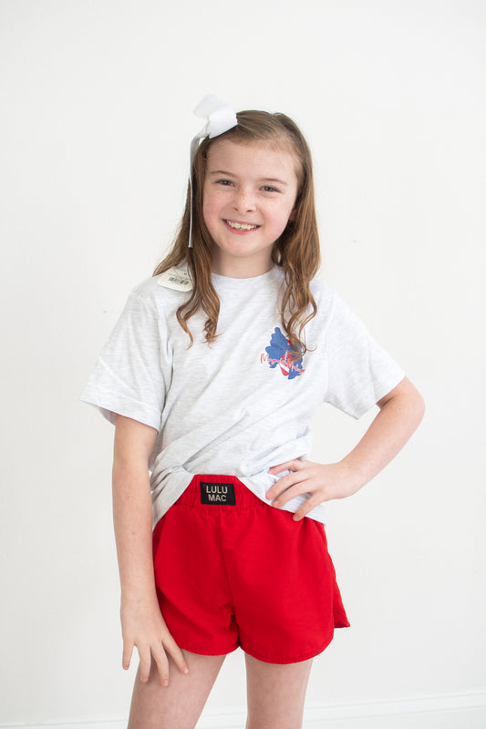 LULU MAC Red Shorts (kids)
