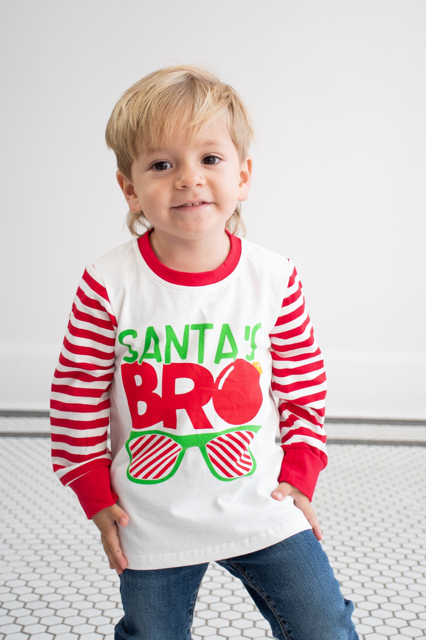 Santa's Bro Boy's Top