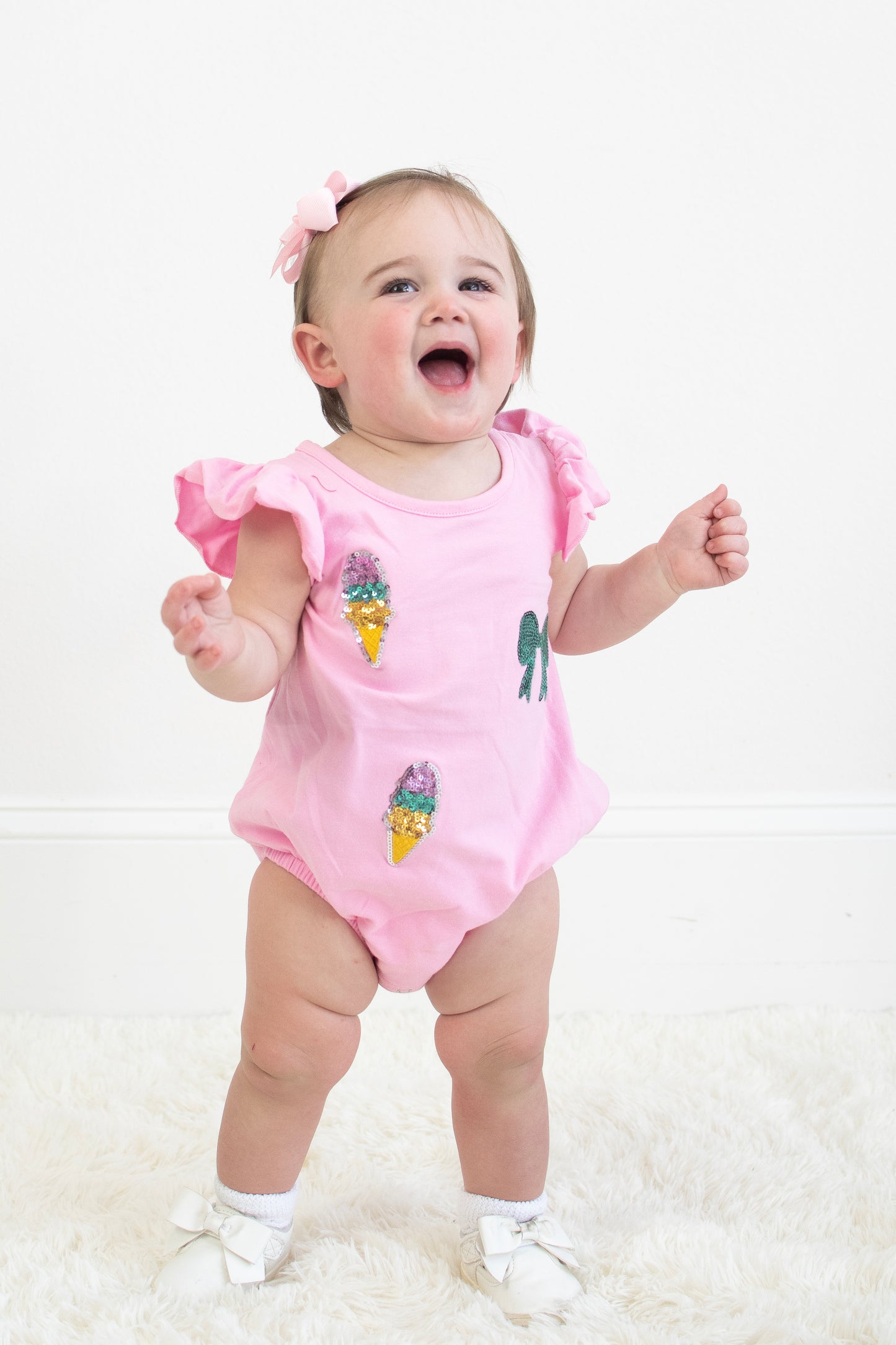 Ice Cream Sparkle Romper