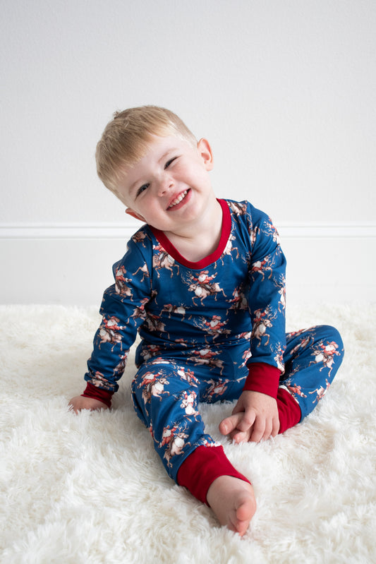 Cowboy Santa Pajamas
