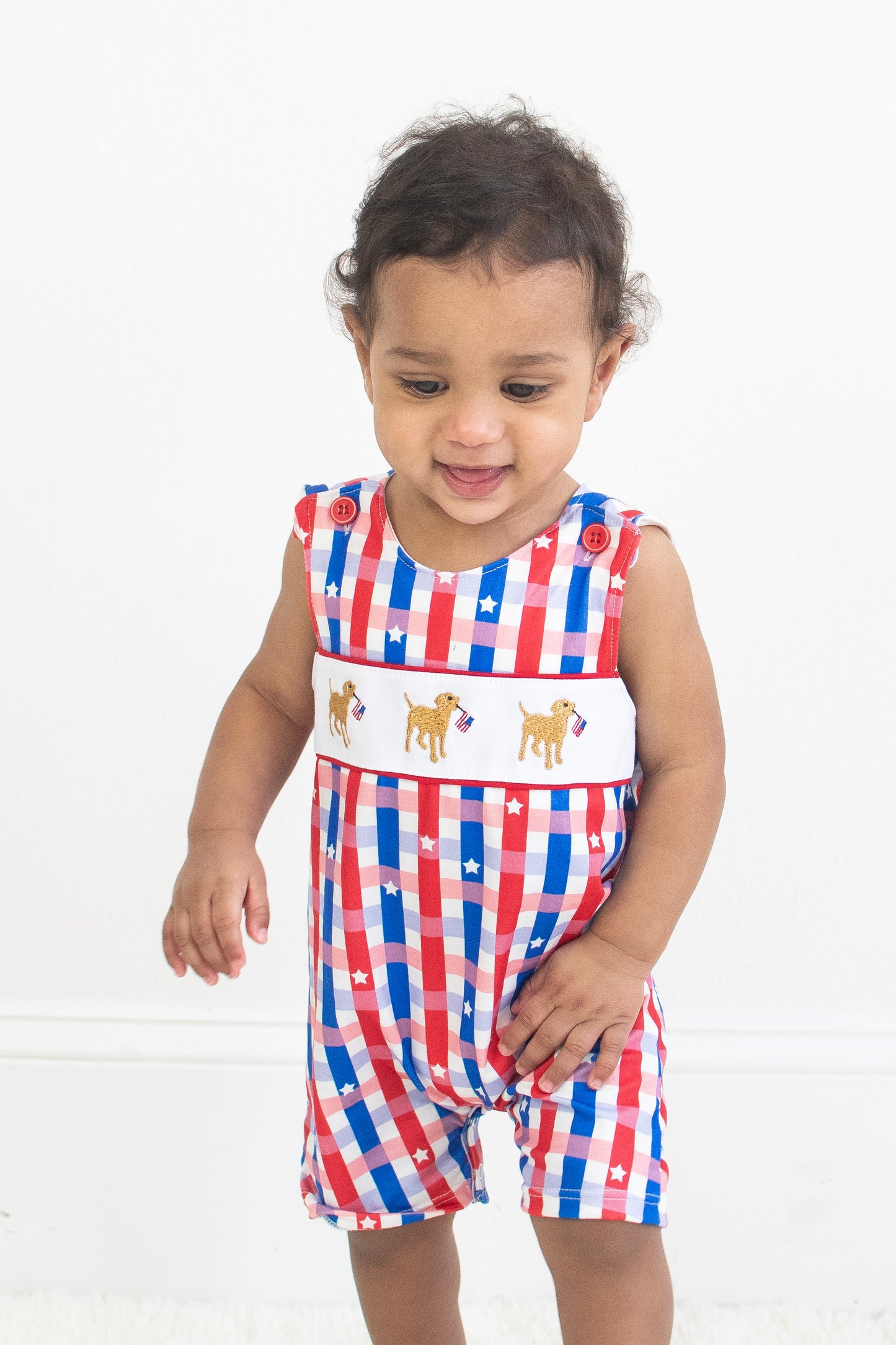 Red Puppy Plaid JonJon