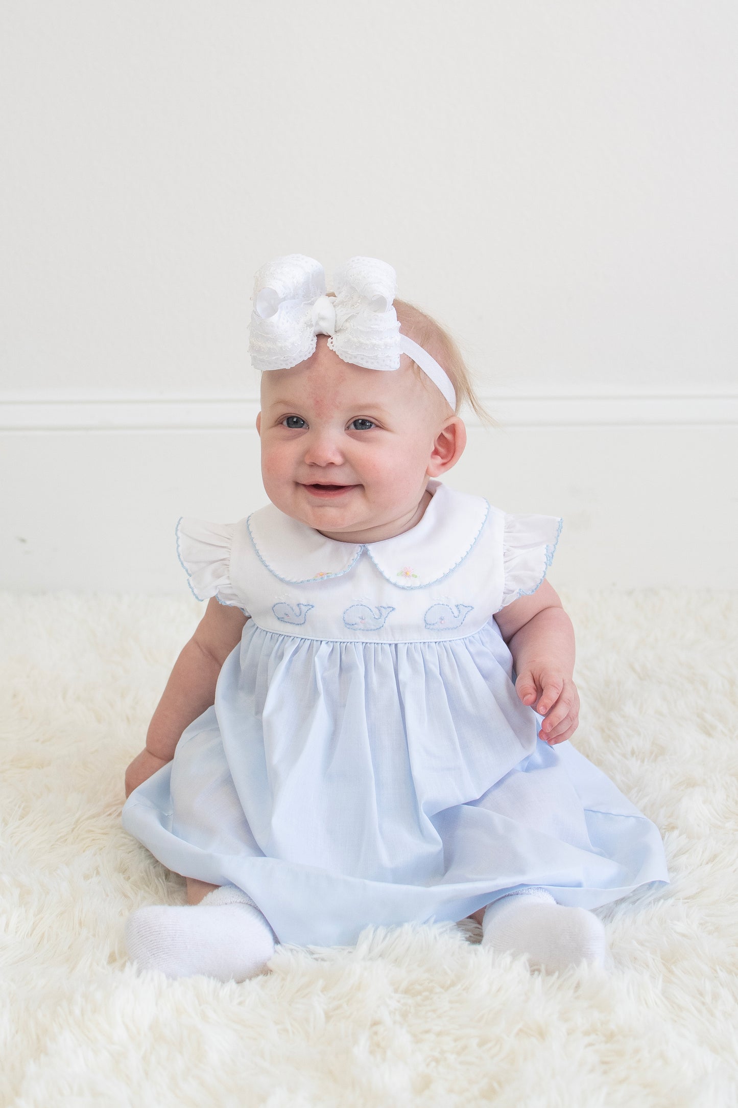 Whale Shadow Stitched Dress
