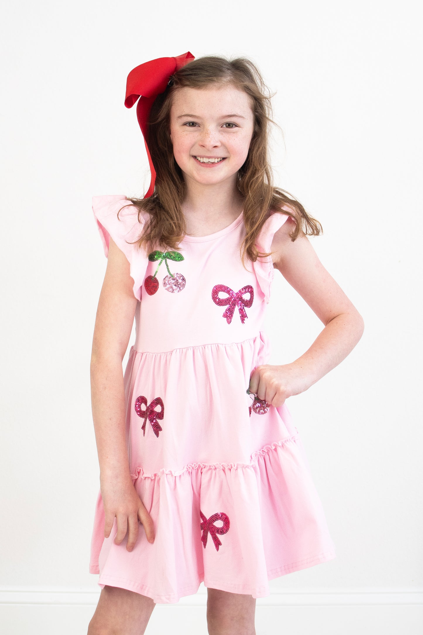 Cherry Sequin Dress