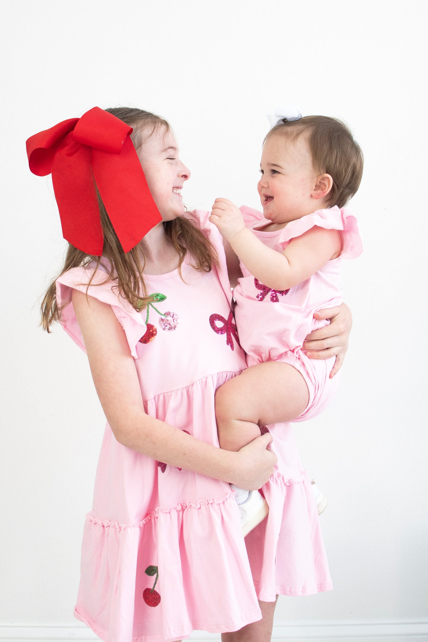 Cherry Sequin Romper
