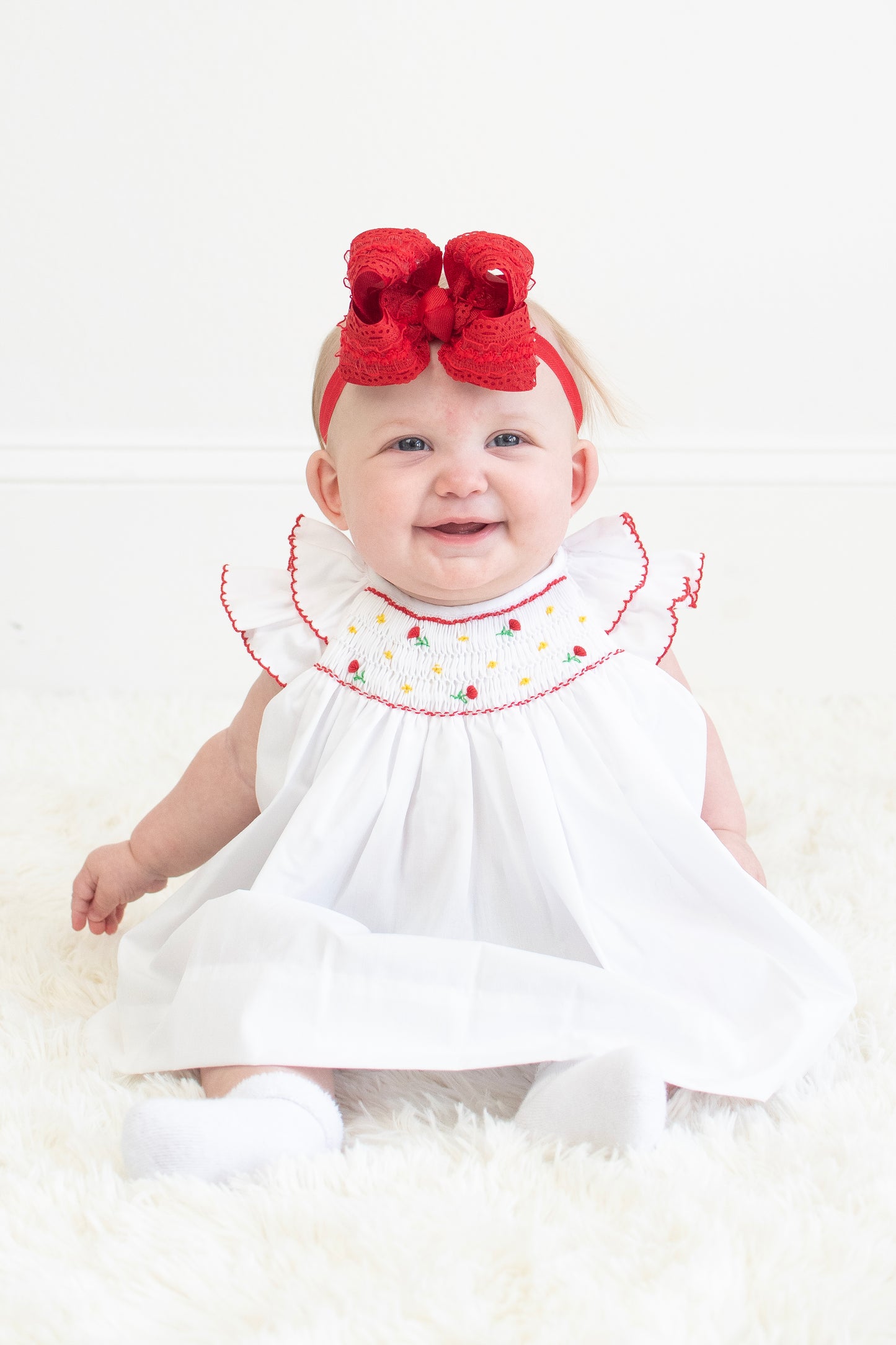 Americana Smocking Bloomer Set
